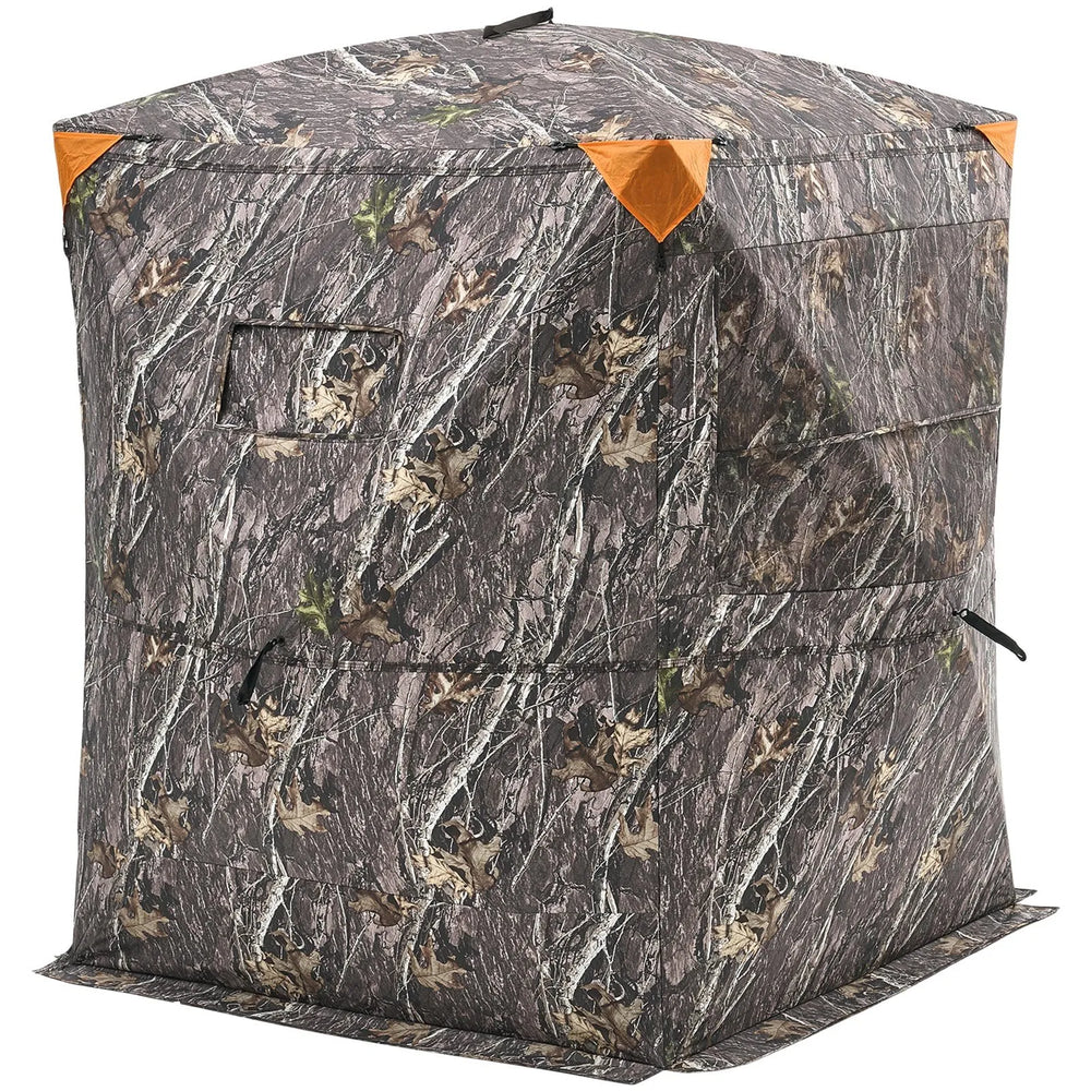 Vevor Hunting Blind 2-3 Person Camouflage Tent Multi-Window Silent Zipper New