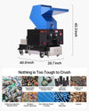 Vevor Plastic Shredder Crusher 7.5 HP Recycling Machine for PVC PTFE 220V New
