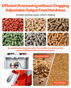 Vevor Feed Pellet Mill Machine with 3 Pressure Rollers 3000W 240V New