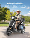 Vevor Mobility Scooter 3-Wheel 15 MPH 21.5 Mile Range 60V 1000W New