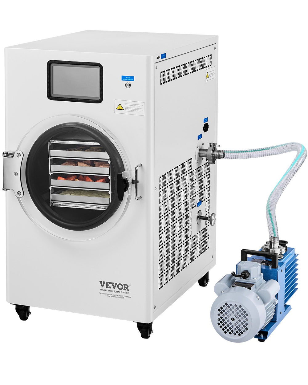Vevor Freeze Dryer 4 Layer with Pump 8-13 Lbs Capacity 1550W New