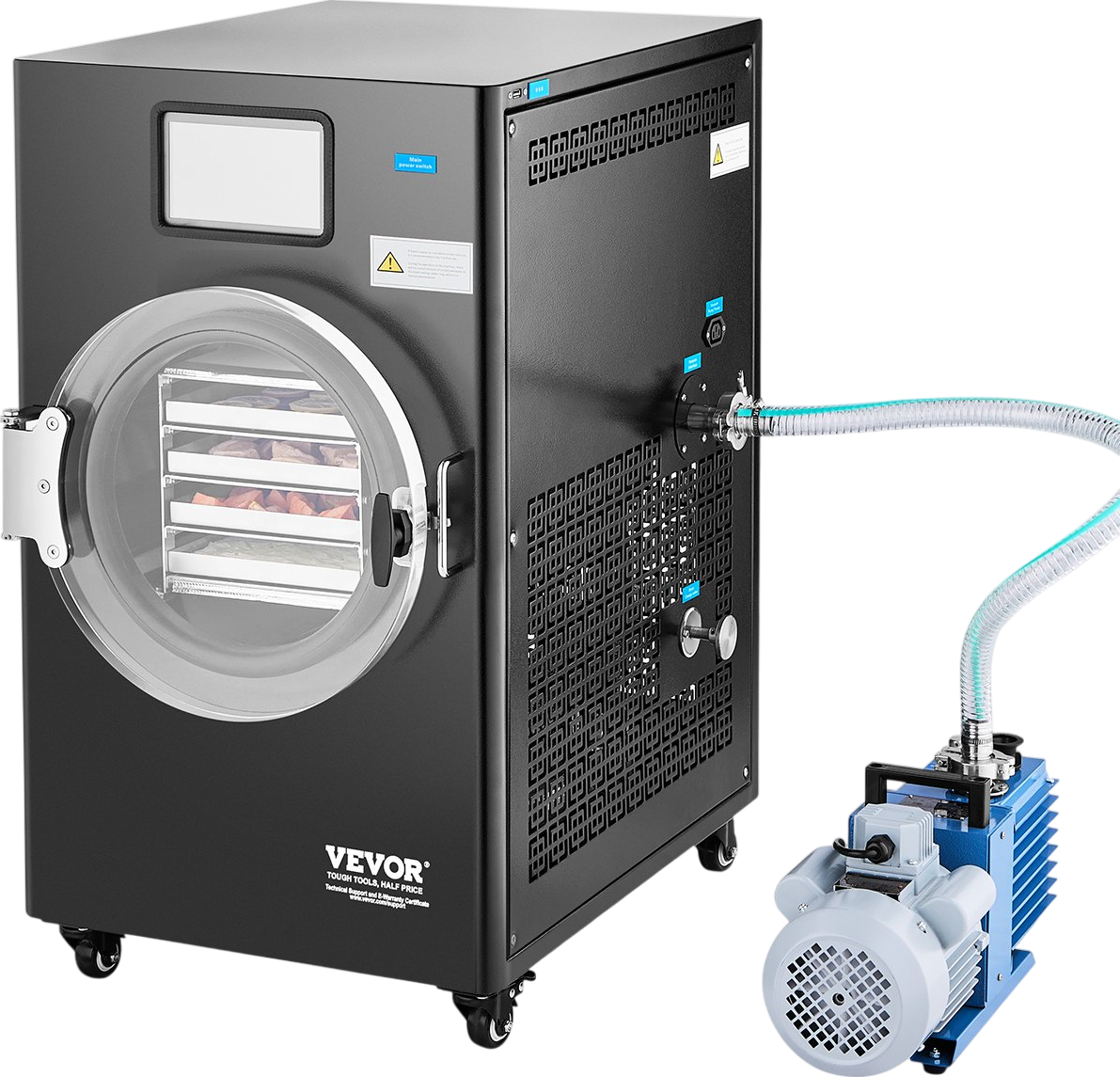 Vevor Freeze Dryer 4 Layer with Pump 8-13 Lbs Capacity 1550W New