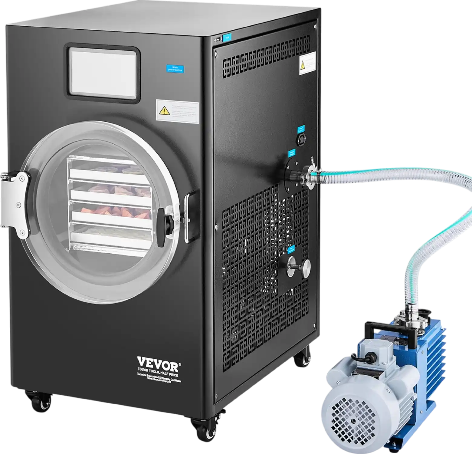 Vevor Freeze Dryer 4 Layer with Pump 8-13 Lbs Capacity 1550W New