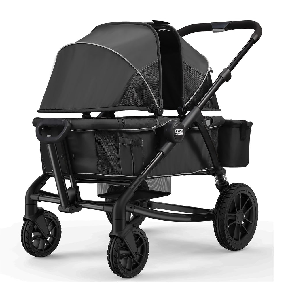 Vevor All-Terrain Stroller Wagon 2-Seats Foldable with Canopy New