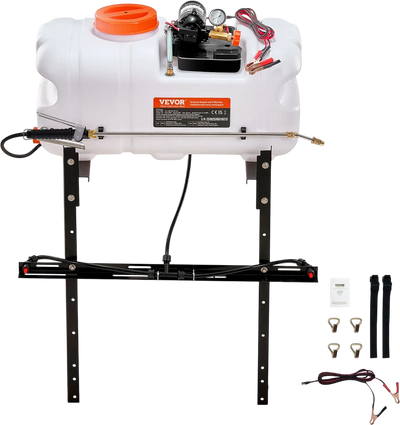 Vevor ATV Broadcast Spot Sprayer 15.9 Gal 1.9 GPM with 20' Hose 12V Pump New