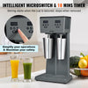 Vevor Milkshake Maker with LED Display 375W 3-Speed Double Head Drink Mixer with Cups New