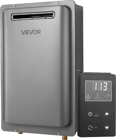 Vevor Tankless Water Heater Propane 8 Gal Outdoor 191,000 BTU Smart Temperature Control New