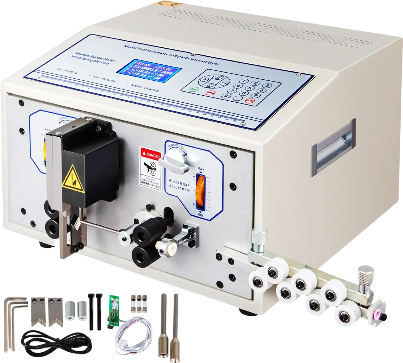 Vevor Wire Stripping Peeling Machine 200W Automatic Scrap Cable Stripper New