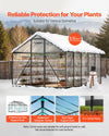 Vevor Greenhouse 8 x 10 Ft. Polycarbonate with Adjustable Vents Lockable Door New