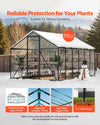 Vevor Greenhouse 8 x 12 Ft. Polycarbonate with Adjustable Vent Lockable Door New