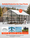 Vevor Greenhouse 8 x 14 Ft. Polycarbonate with Adjustable Vent Lockable Door New