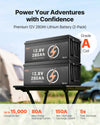 Vevor LiFePO4 Battery 12V 280Ah Deep Cycle with Built-in BMS 2-Pack New