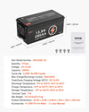 Vevor LiFePO4 Battery 12V 280Ah Deep Cycle with Built-in BMS 2-Pack New