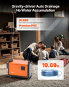 Vevor Commercial Dehumidifier with Pump 70 Pints Auto Defrost/Drainage New