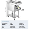 Vevor Commercial Meat Grinder 22 Lbs/Min High Efficiency with Sausage Stuffer 2200W New