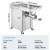 Vevor Commercial Meat Grinder 36.7 Lbs/Min High Efficiency with Sausage Stuffer 4000W New