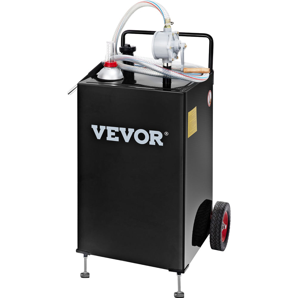 Vevor Fuel Caddy 30 Gallon Portable with Manual Transfer Pump New