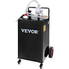 Vevor Fuel Caddy 30 Gallon Gas Storage Tank with Manual Transfer Pump New