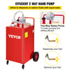 Vevor Fuel Caddy 30 Gallon Gas Storage Tank with Manual Transfer Pump New