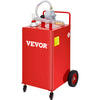 Vevor Fuel Caddy 35 Gallon Gas Storage Tank with Manual Transfer Pump New