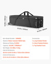 Vevor Rolling Camera Bag 51" x 14" Studio Equipment Trolley Case New