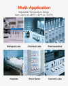 Vevor Lab Freezer 25L Ultra Low Temperature -40°F to -123°F Adjustable 230W New