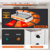 Vevor Commercial Food Warmer 9-Pan Steam Table with Glass Shield 1500W New
