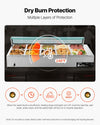 Vevor Food Warmer 10-Pan Electric Steam Table 86-185°F Temp Control 1700W New