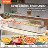 Vevor Commercial Electric Food Warmer 5 Pan 8 Qt Buffet with Glass Shield New