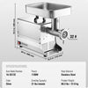 Vevor Electric Meat Grinder 21 Lbs/Min 1100W Stainless Steel Sausage Stuffer New