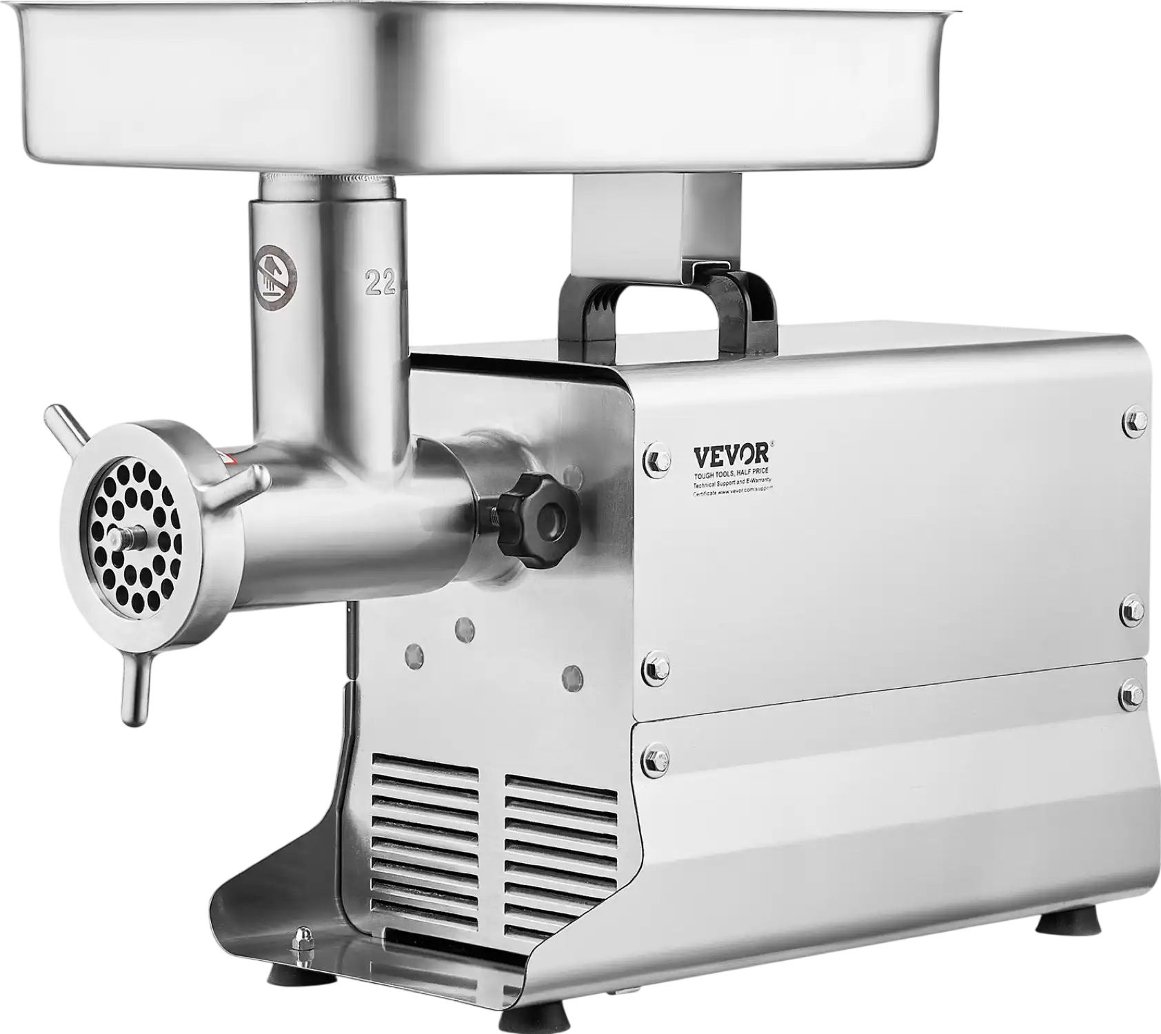 Vevor Commercial Meat Grinder Sausage Stuffer 13 Lbs/Min Stainless Steel 750W New