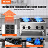 Vevor Countertop Gas Range Stove 4 Burners Propane Natural Gas New