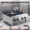 Vevor Countertop Gas Range Stove 4 Burners Propane Natural Gas New