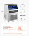 Vevor Commercial Ice Maker Freestanding Cabinet 160lbs/24Hr with 66lbs Storage New