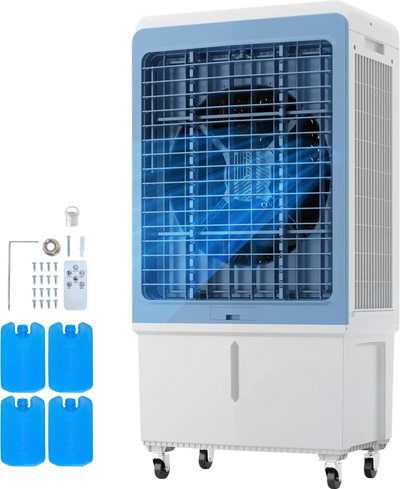 Vevor Evaporative Air Cooler 4129 CFM 12.7 Gal Indoor/Outdoor Adjustable Speed New