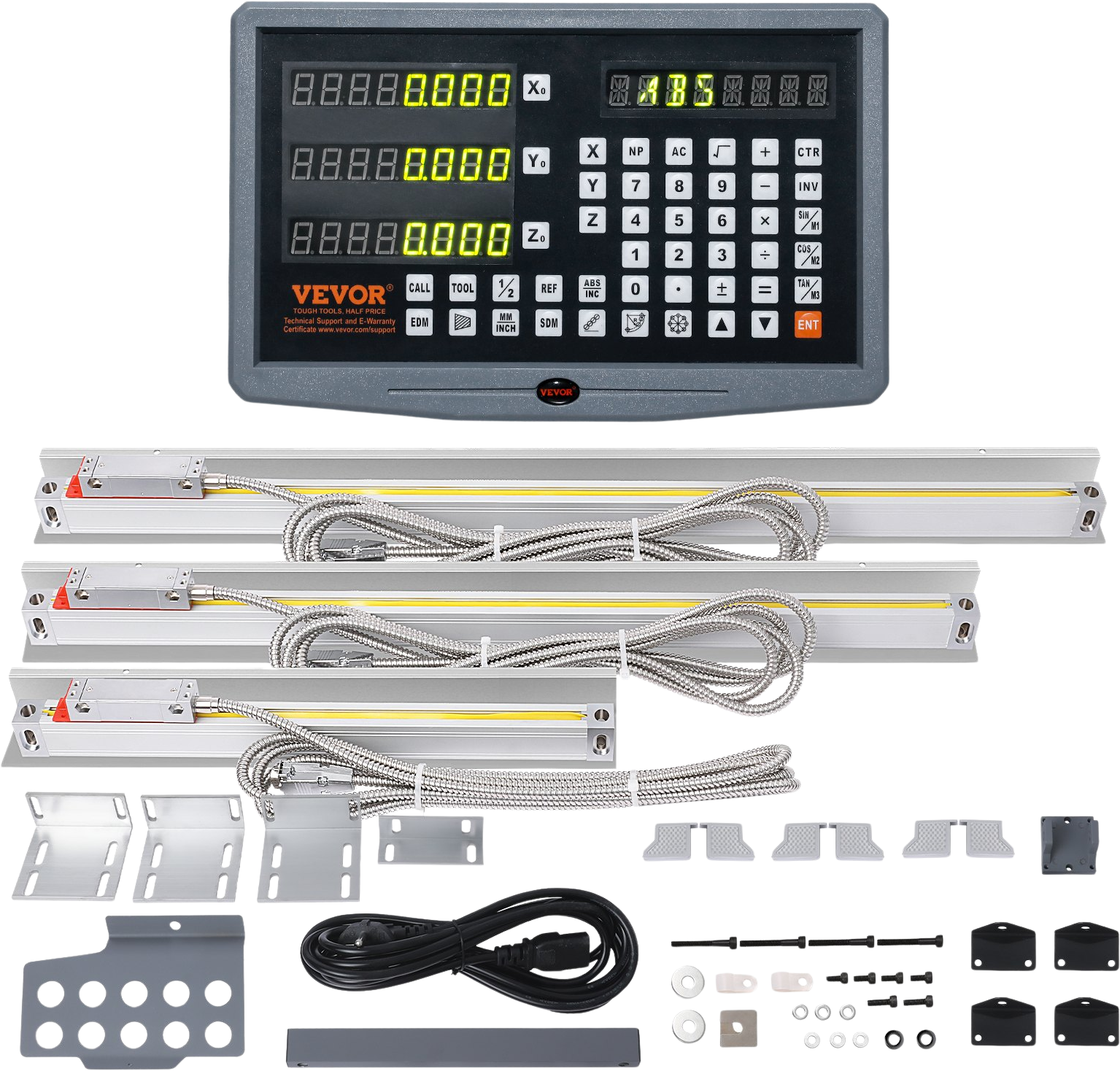 Vevor Linear Scale 3-Axis DRO Display Kit 10