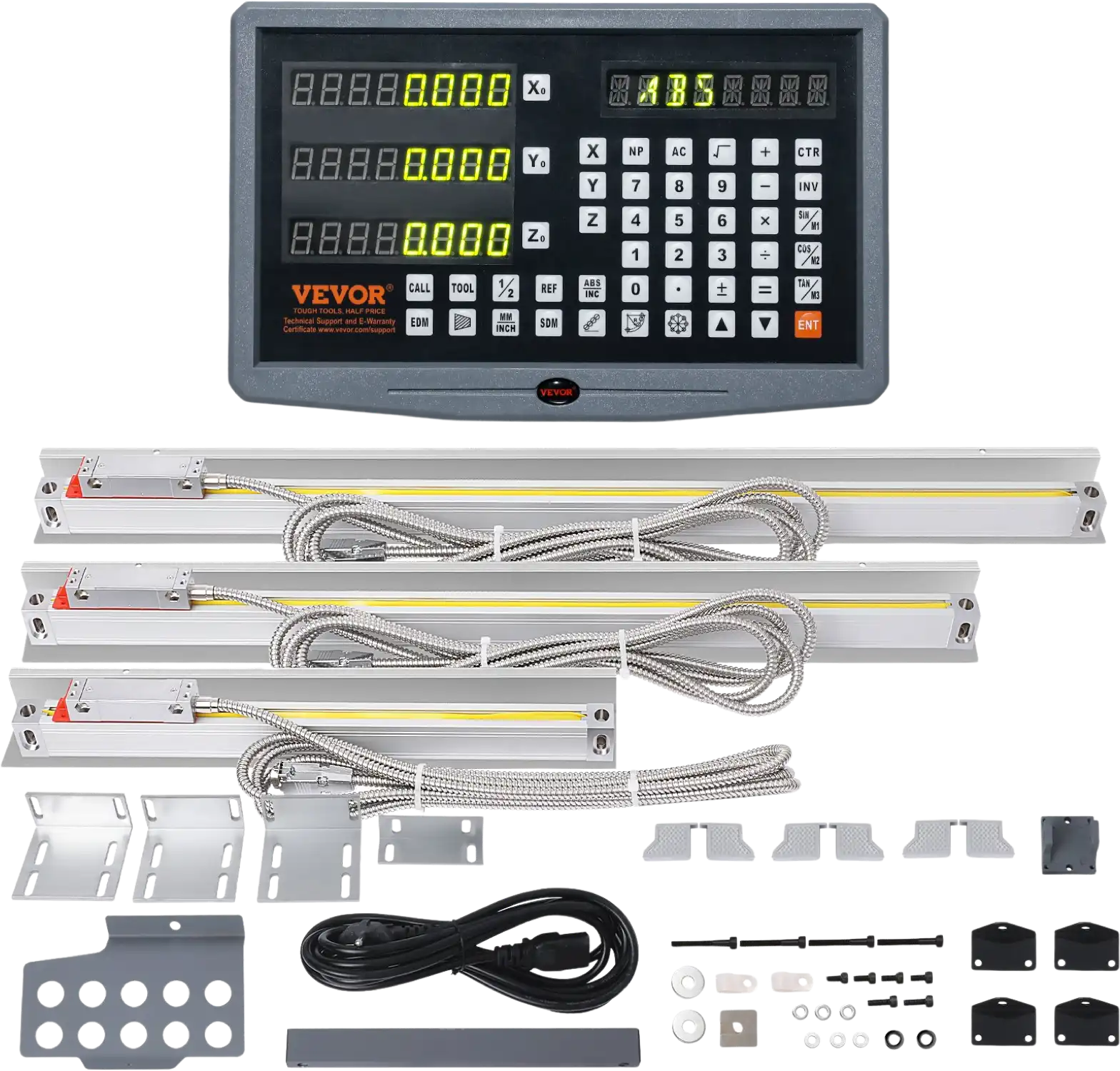 Vevor Linear Scale 3-Axis DRO Display Kit 10