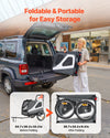 Vevor Pet Bike Trailer 2-in-1 Stroller Cart 100 lb. Capacity Folding Frame New