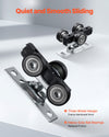Vevor Bypass Door Hardware 8ft Track Kit for 2 Door System New