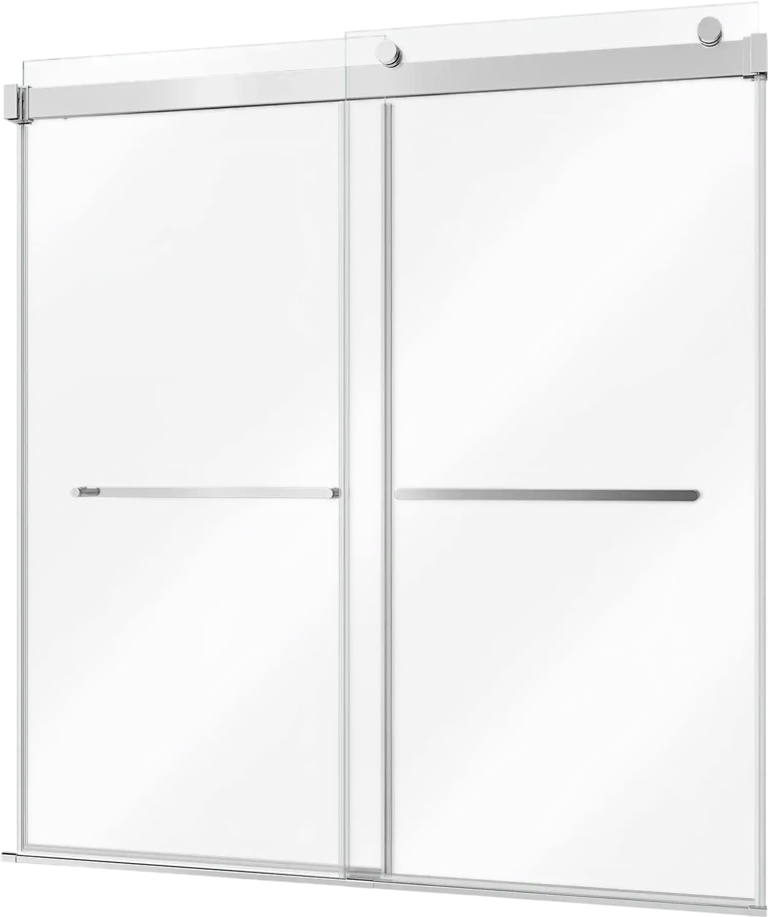 Vevor Bathtub Shower Door Frameless Bypass Sliding 60