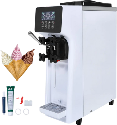 Vevor Commercial Ice Cream Machine 2.7 Gal. Per Hour Single Flavor Countertop 1000W New