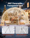 Vevor Garden Igloo 15 x 9.5 Ft Outdoor Geodesic Dome Greenhouse PVC New