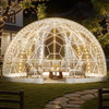 Vevor Garden Igloo 15 x 9.5 Ft Outdoor Geodesic Dome Greenhouse PVC New