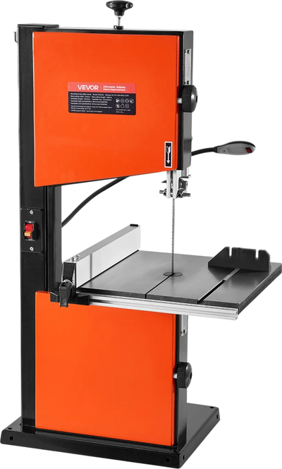 Vevor Band Saw 10 in. Two-Speed 6 in. Max Cut Height 45° Tilting Table 373W New