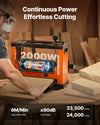 Vevor Wood Thickness Planer 13" Worktable 3 Blade Single Speed 2000W New