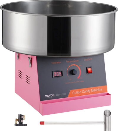 Vevor Cotton Candy Machine with Stainless Steel Bowl 1000W New