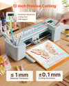 Vevor Vinyl Cutting Machine 12 in. with Design Software Touchscreen Control New