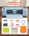 Vevor Vinyl Cutting Machine 12 in. with Design Software Touchscreen Control New
