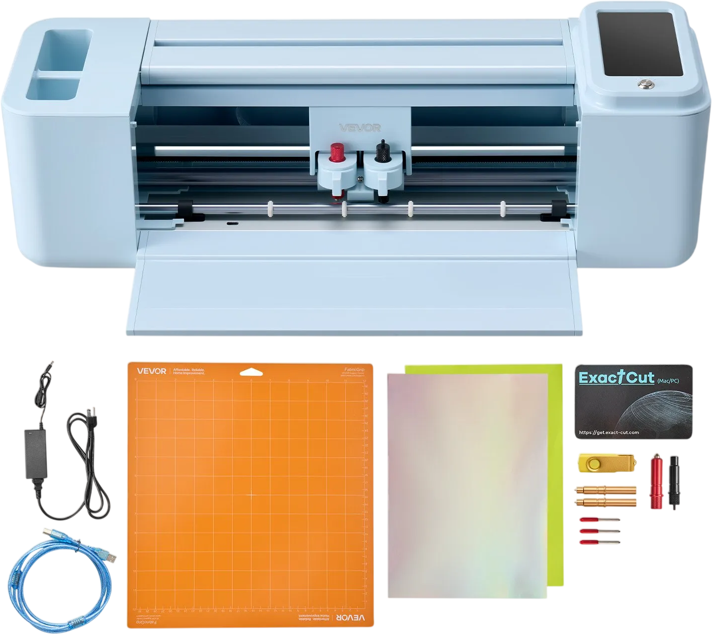 Vevor Vinyl Cutting Machine 12 in. with Design Software Touchscreen Control New