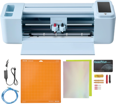 Vevor Vinyl Cutting Machine 12 in. with Design Software Touchscreen Control New